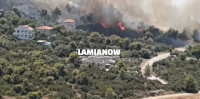 Συναγερμός στον Θεολόγο Φθιώτιδας: Η φωτιά κυκλώνει τα σπίτια, εντολή εκκένωσης