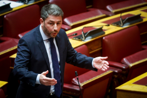Παρέμβαση Ανδρουλάκη στη Βουλή: Η ΝΔ είναι σιαμαία με την εγχώρια ολιγαρχία
