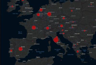 Κορονοϊός: Live ο χάρτης με τα κρούσματα στην Ευρώπη