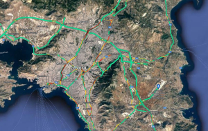 Κίνηση τώρα: Οι δρόμοι με μποτιλιάρισμα - Ομαλά η κυκλοφορία στην Αττική οδό (Χάρτης)