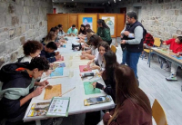 Ενθουσιασμένοι οι μαθητές από την Τουρκία στο Απολιθωμένο Δάσος της Λέσβου