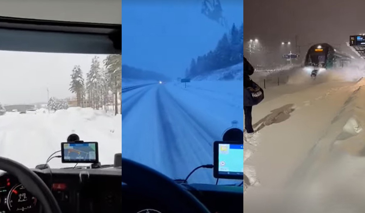 Εγκλωβίστηκαν αυτοκίνητα σε Σουηδία, Δανία από το χιόνι - Στους -40 βαθμούς Νορβηγία, Φινλανδία