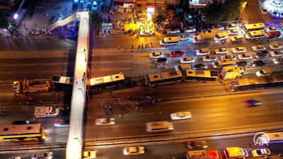 Τουρκία: Σχεδόν 100 τραυματίες από σύγκρουση λεωφορείων στην Κωνσταντινούπολη