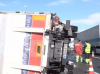 Ανατροπή φορτηγού στην Αθηνών - Λαμίας (Βίντεο)