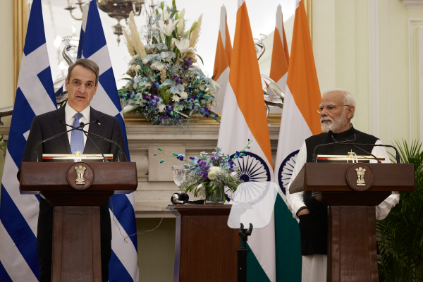 Μητσοτάκης από Νέο Δελχί: «Η ενίσχυση των σχέσεων με την Ινδία κεντρικός στόχος για Ελλάδα και Ε.Ε.»