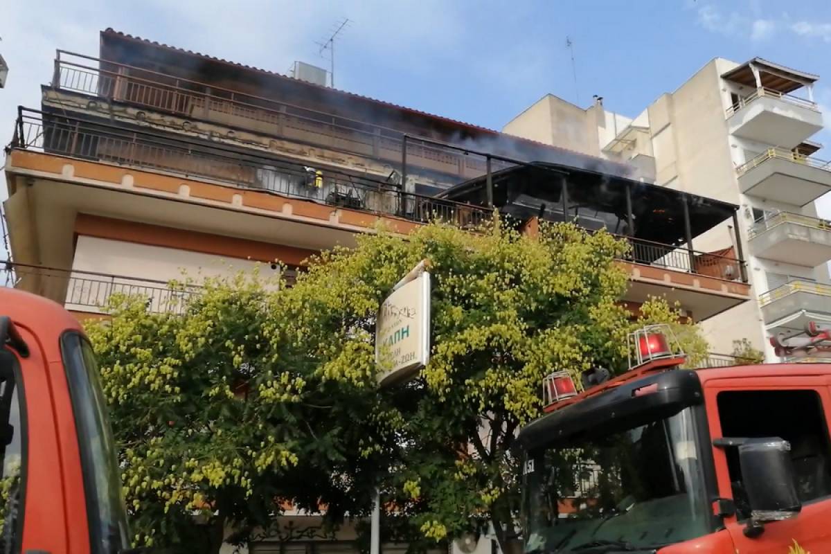 Θεσσαλονίκη: Φωτιά σε διαμέρισμα στις Συκιές
