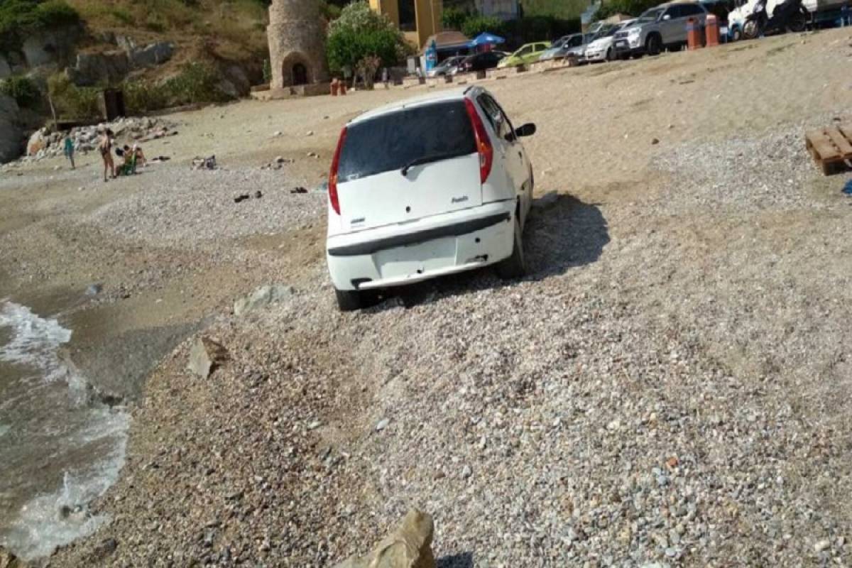Οδηγός στην Κρήτη πάρκαρε το αυτοκίνητο στα 2 μέτρα από την θάλασσα