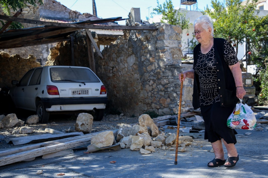 Σεισμός στην Κρήτη: Καταστράφηκε ολόκληρο χωριό, μεγάλες ζημιές στο Αρκαλοχώρι στο Ηράκλειο