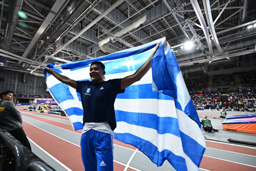 Δεύτερο μετάλλιο για την Ελλάδα στο Παγκόσμιο κλειστού στίβου, «χάλκινος» ο Καραλής στη Γλασκώβη