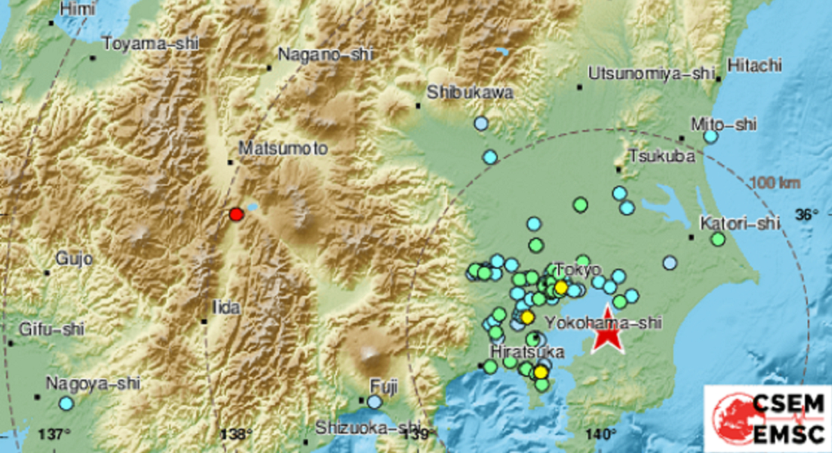 Ισχυρός σεισμός τώρα στην Ιαπωνία