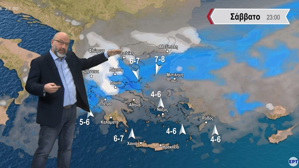 Σάκης Αρναούτογλου: Χιόνια από 17/1 - Η πορεία με τις πυκνές χιονοπτώσεις ανά ώρα, αναλυτικοί χάρτες