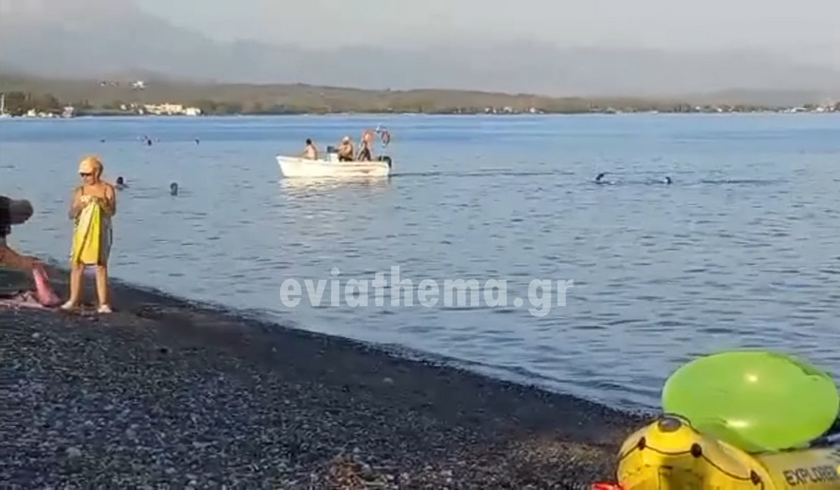 Εύβοια: Έβγαλε τη βάρκα στην παραλία περνώντας δίπλα από λουόμενους (Βίντεο)