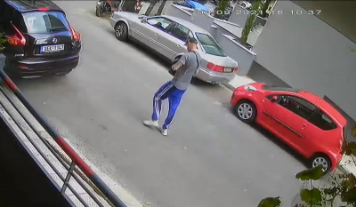 Πυροβολισμοί στη Λεωφόρο Αλεξάνδρας: Η στιγμή που διαφεύγει ο δράστης - Βίντεο ντοκουμέντο