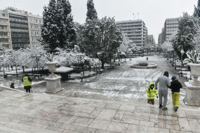 Πότε θα χιονίσει στο κέντρο της Αθήνας