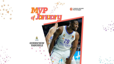 Euroleague: MVP του Ιανουαρίου ο Γιαμπουζέλε της Ρεάλ Μαδρίτης