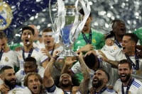 Champions League: Η απονομή του τροπαίου στην Ρεάλ Μαδρίτης