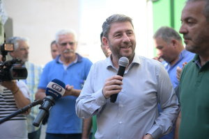 Νίκος Ανδρουλάκης από Σέρρες: «Οι πολίτες να επιλέξουν με πυξίδα την ελπίδα για τα καλύτερα»