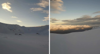 «Πάνω από τα σύννεφα»: Μαγικές εικόνες από τον χιονισμένο Παρνασσό
