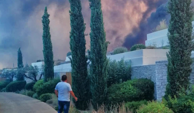 Φωτιά στην Αργολίδα: Ζημιές στο ξενοδοχείο Amanzoe - Ανεξέλεγκτο το μέτωπο