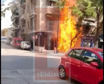 Εκρήξεις στην Αχαρνών: Οι κραυγές των αστυνομικών - Βίντεο ντοκουμέντο