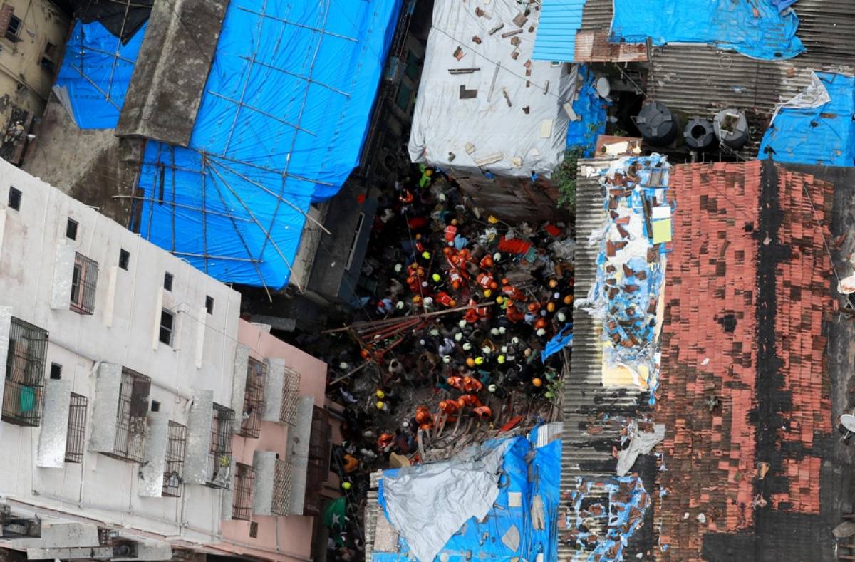 Ινδία: Στους 13 οι νεκροί από την κατάρρευση κτιρίου στο Μουμπάι (Βίντεο)