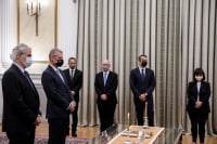 Υπουργείο Κλιματικής Κρίσης και Πολιτικής Προστασίας: Ορκίστηκαν Στυλιανίδης - Τουρνάς
