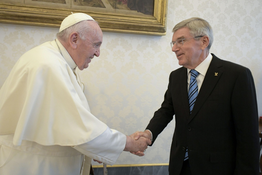 Βατικανό: Συνάντηση του Πάπα Φραγκίσκου με τον πρόεδρο της ΔΟΕ