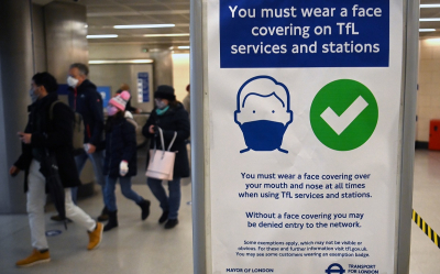 Το Λονδίνο κήρυξε τέλος στις μάσκες σε μετρό και λεωφορεία