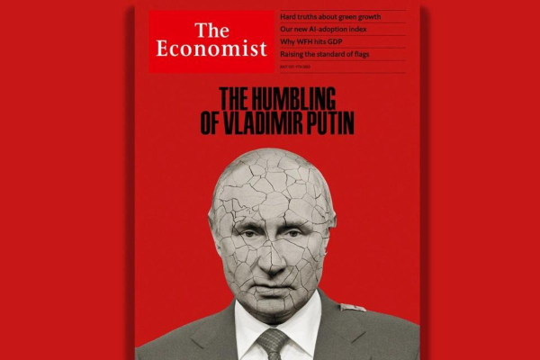 Economist: «Η ταπείνωση του Βλαντιμίρ Πούτιν» - Το εξώφυλλο για τον Ρώσο πρόεδρο