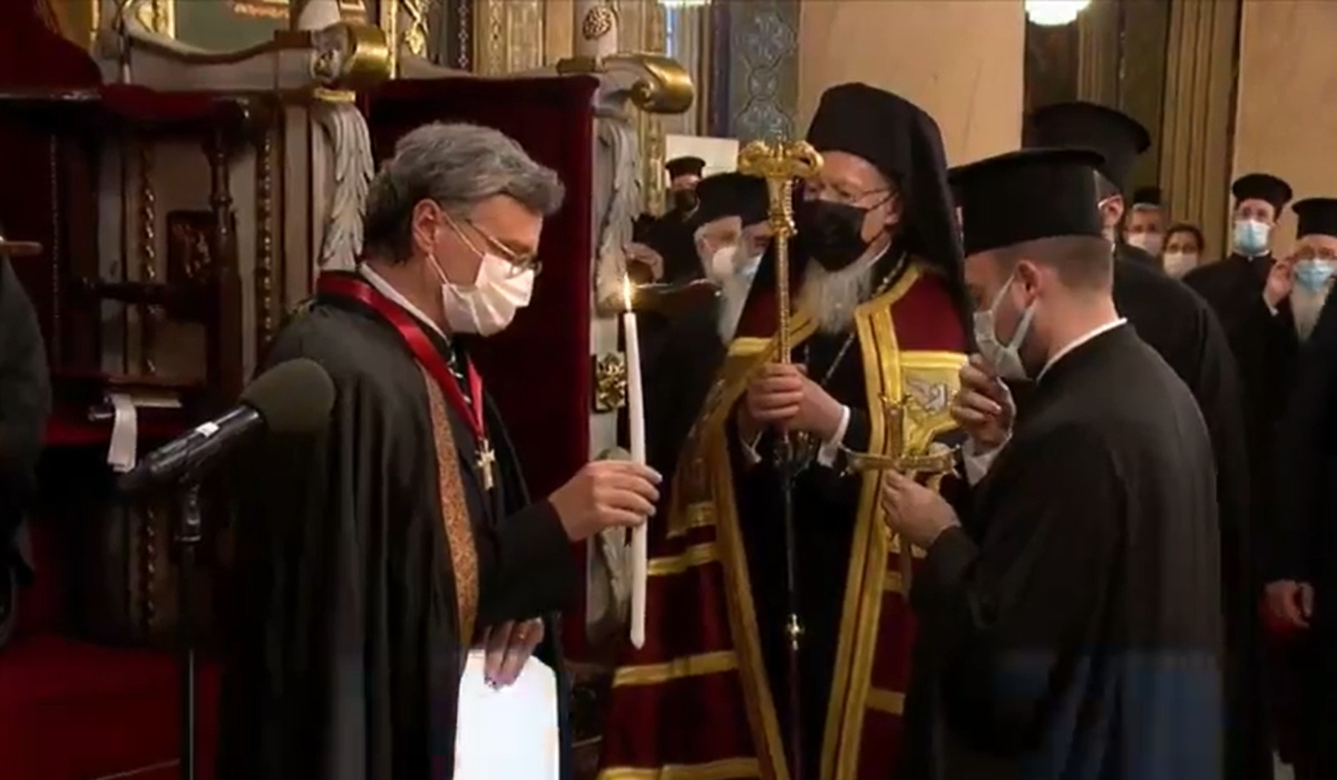 Σωτήρης Τσιόδρας: Χειροθετήθηκε «Άρχων Οφφικιάλιος» από τον Οικουμενικό Πατριάρχη
