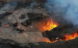 Ισλανδία: Εντυπωσιακό βίντεο drone πάνω από την λάβα