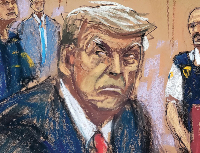 Το σκίτσο του σκυθρωπού Τραμπ από το δικαστήριο στο εξώφυλλο του New Yorker (εικόνα)
