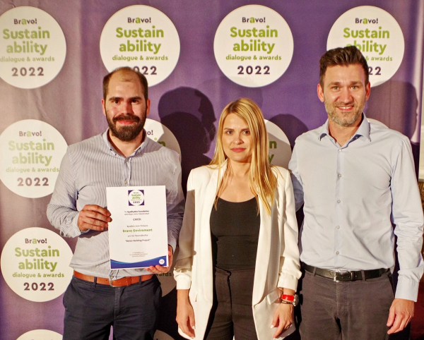 Bravo Awards 2022: Η Chiesi Hellas διακρίθηκε για τις βιώσιμες υποδομές της