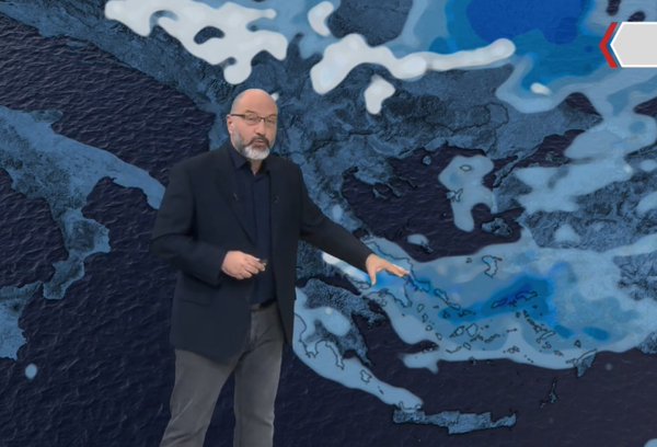 Σάκης Αρναούτογλου: «Πασπάλισμα» χιονιού στην Πάρνηθα - Πού θα έχουμε πυκνή χιονόπτωση το Σαββατοκύριακο