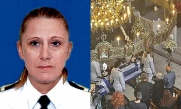 Θλίψη στην κηδεία της 46χρονης Γλυκερίας που έχασε τη ζωή της στη Λιβύη