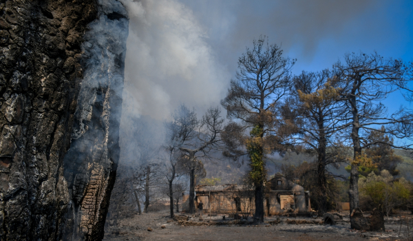 Φωτιά στα Βίλια: Εκτός ελέγχου το πύρινο μέτωπο - Πού κινείται η φωτιά