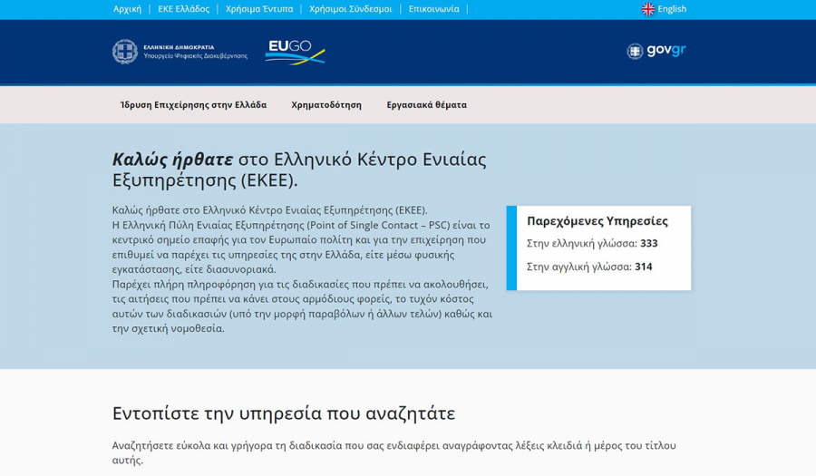 Στον «αέρα» το eugo.gov.gr για τους Ευρωπαίους που θέλουν να δραστηριοποιηθούν επαγγελματικά στην Ελλάδα