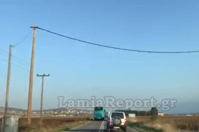 Λαμία: Ράλι από οδηγό ΚΤΕΛ - Σκόρπισε τον τρόμο στην άσφαλτο (Βίντεο)