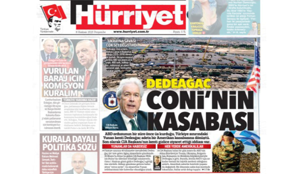Ανησυχία στα τουρκικά ΜΜΕ για την επίσκεψη του διοικητή της CIA στην Αλεξανδρούπολη