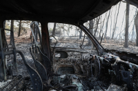Οδοιπορικό στα καμένα της Βαρυμπόμπης: Εικόνες καταστροφής στον πνεύμονα οξυγόνου της Αττικής