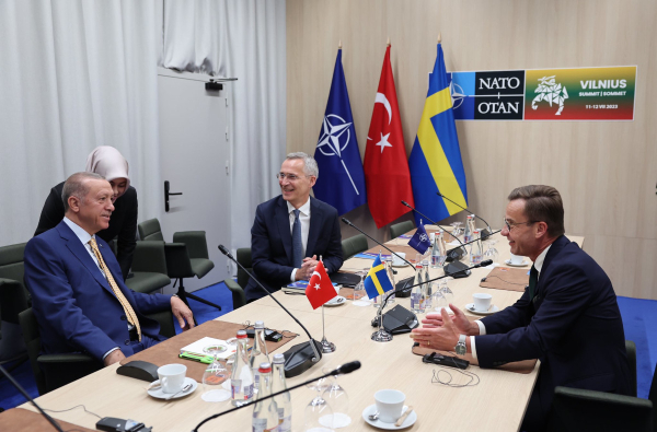 Λιθουανία: Συνάντηση Στόλτενμπεργκ με Ερντογάν - Κρίστερσον για την ένταξη στο ΝΑΤΟ
