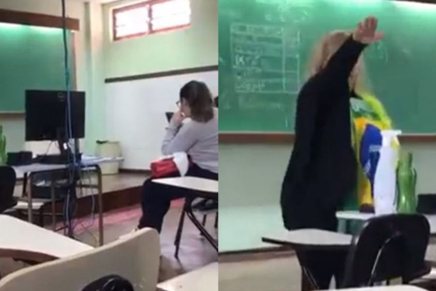 Βραζιλία: Καθηγήτρια χαιρέτησε ναζιστικά μπροστά στους μαθητές (Βίντεο)