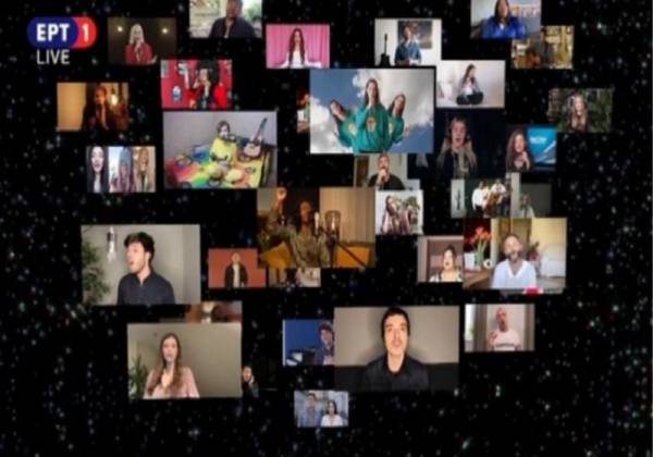 Eurovision 2020: Το συγκινητικό φινάλε της βραδιάς-Οι διαγωνιζόμενοι τραγούδησαν μαζί από μακριά