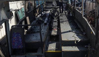 Καβάλα: Στις φλόγες τυλίχτηκε λεωφορείο του ΚΤΕΛ