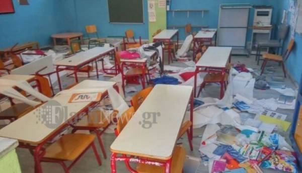 Βάνδαλοι κατέστρεψαν αίθουσες σε σχολείο της Κρήτης