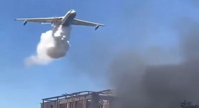 Tουρκία: Συνετρίβη ρωσικό πυροσβεστικό αεροπλάνο BERIEV που επιχειρούσε στις φωτιές