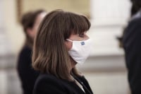 Εμβολιάστηκε κατά της εποχικής γρίπης η Κατερίνα Σακελλαροπούλου