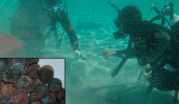 Ιταλία: Δύτης ανακάλυψε έως και 50.000 ρωμαϊκά νομίσματα ανοιχτά της Σαρδηνίας