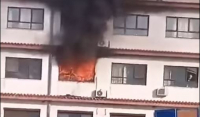 Παπανικολάου: Βίντεο ντοκουμέντο από τη φωτιά - «Ακούγονται μικρές εκρήξεις»