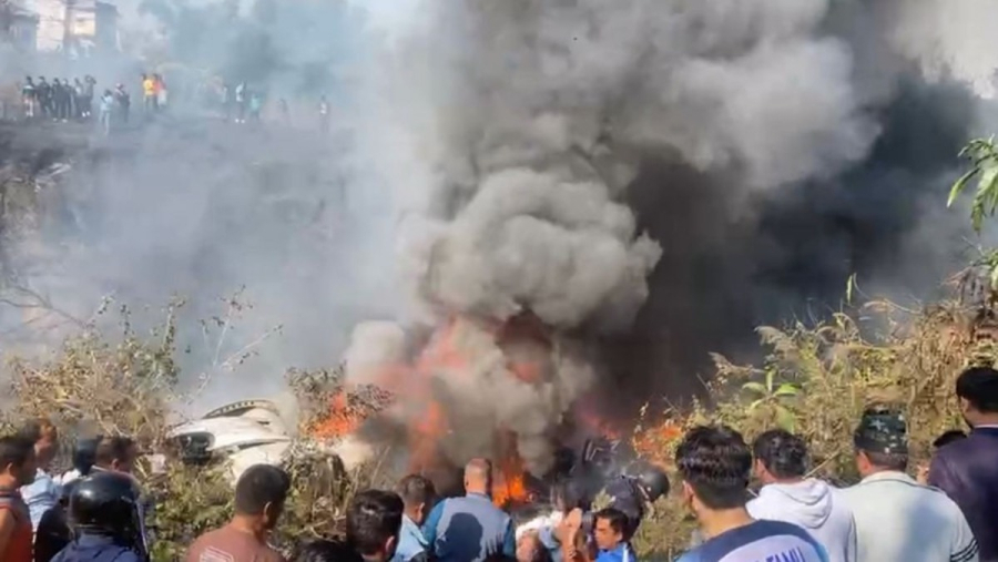 Νεπάλ: Συνετρίβη αεροσκάφος με 72 επιβάτες – Αναφορές για τουλάχιστον 16 νεκρούς